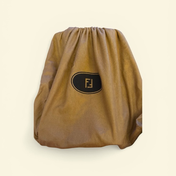 Rare Deadstock Vintage FENDI Janus Collection Leather Crossbody- New w/ Dustbag - Picture 11 of 11